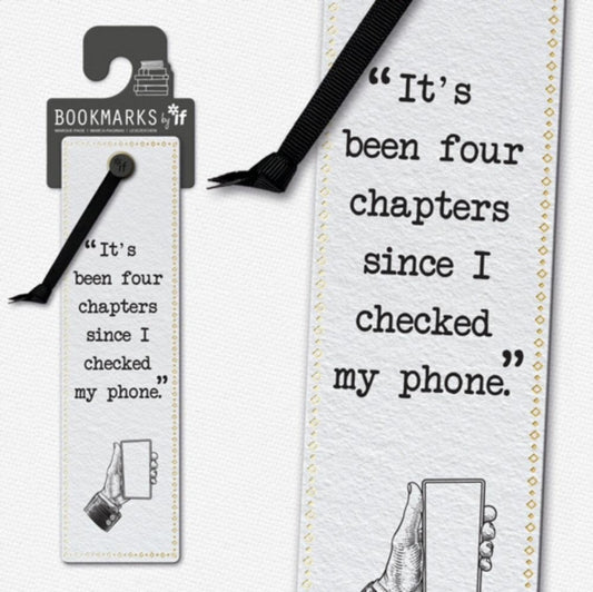 Book cover of: Literary Bookmarks - Checked My Phone