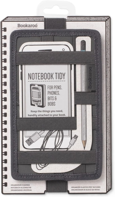 Book cover of: Bookaroo Notebook Tidy - Charcoal