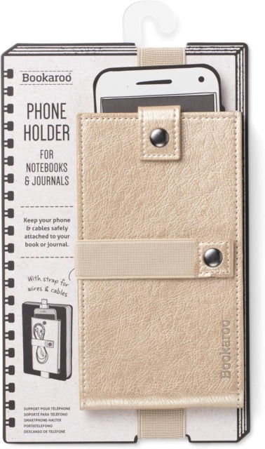 Book cover of: Bookaroo Phone Holder - Gold