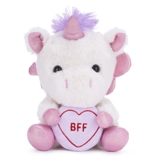 Book cover of: Love Hearts 7" Unicorn Bff Plush Gift