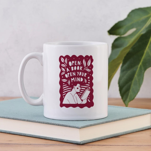 Book cover of: Open a Book, Open your Mind - Literary Mug