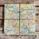 Book cover of: OS Map Ceramic Four Coaster Set - Lake District National Park