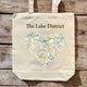 Book cover of: OS Map Premium Canvas Tote Bag - Lake District National Park