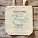Book cover of: OS Map Premium Canvas Tote Bag - South Downs National Park
