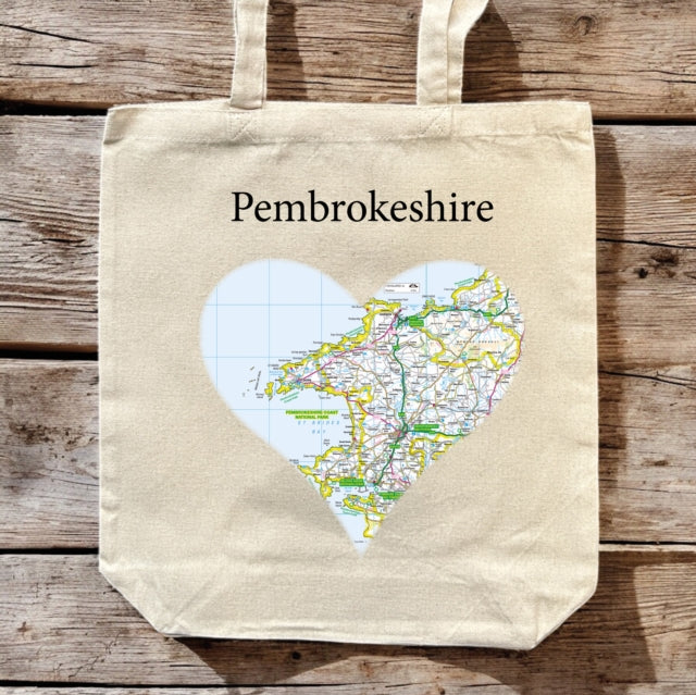 Book cover of: OS Map Premium Canvas Tote Bag - Pembrokeshire Coast National Park