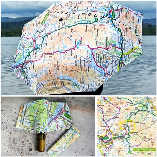 Book cover of: OS Map Premium Umbrella - Snowdonia National Park