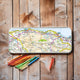 Book cover of: OS Map Metal Pencil Tin - Exmoor National Park