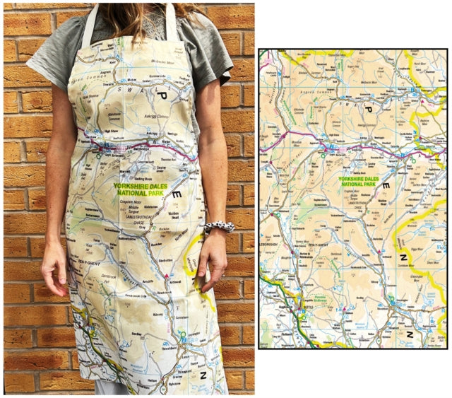 Book cover of: OS Map Adult Apron - Yorkshire Dales National Park