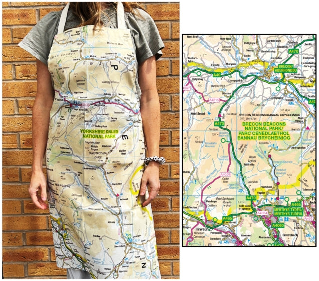 Book cover of: OS Map Adult Apron - Brecon Beacons National Park
