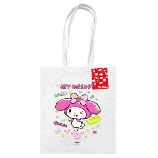 Book cover of: My Melody (Sweety) White Tote Bag