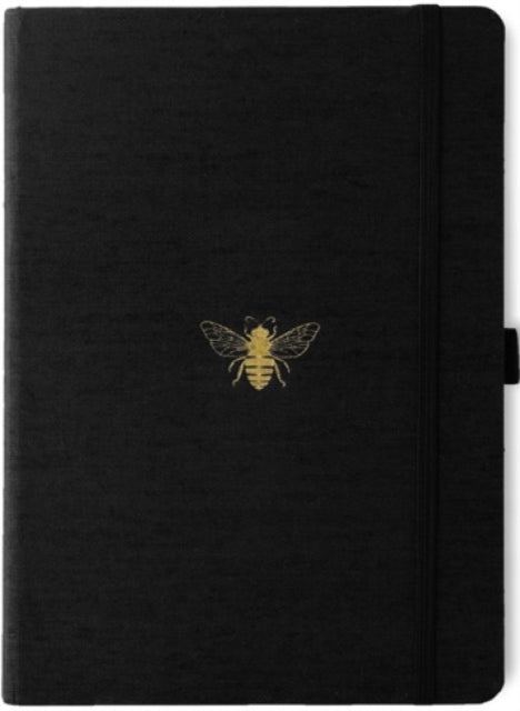 Dingbats B5 Bee - Black Lined Notebook