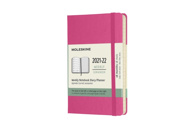 Book cover of: Moleskine 2022 18-Month Weekly Pocket Hardcover Notebook