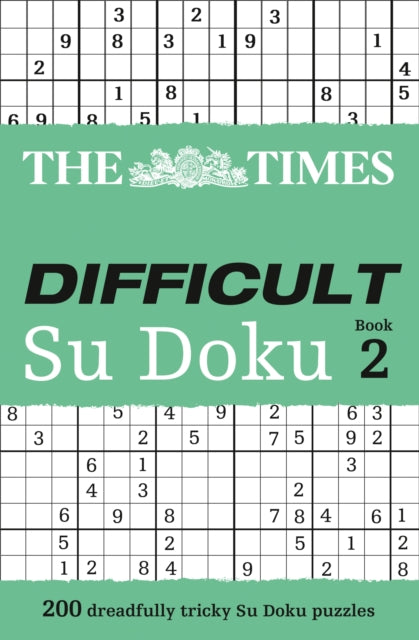 Book cover of: Times Difficult Su Doku Book 2. By: The Times Mind Games