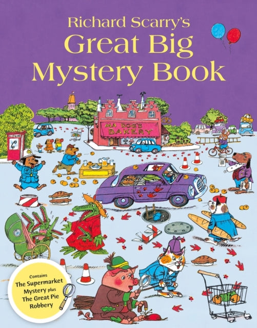 Book cover of: Richard Scarry's Great Big Mystery Book. By: Richard Scarry