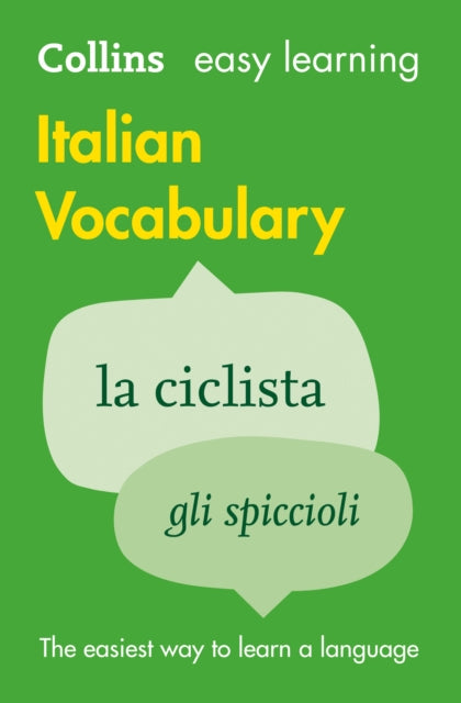 Book cover of: Easy Learning Italian Vocabulary. By: Collins Dictionaries