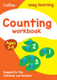 Book cover of: Counting Workbook Ages 3-5. By: Collins Easy Collins Easy Learning