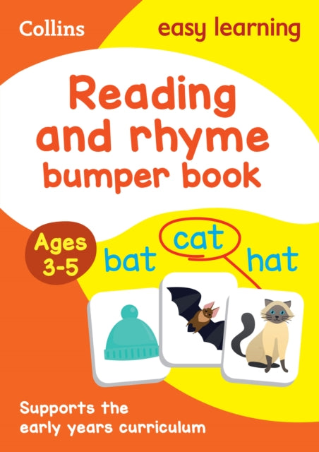 Book cover of: Reading and Rhyme Bumper Book Ages 3-5. By: Collins Easy Collins Easy Learning