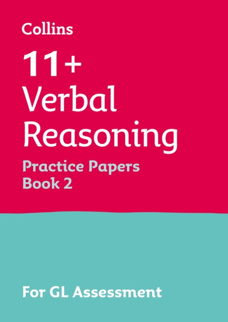 Book cover of: 11+ Verbal Reasoning Practice Papers Book 2. By: Collins 11+