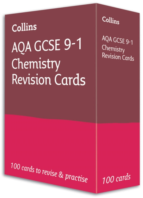 Book cover of: AQA GCSE 9-1 Chemistry Revision Cards. By: Collins Collins GCSE