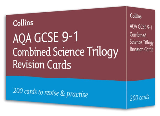AQA GCSE 9-1 Combined Science Revision Cards (Biology, Chemistry & Physics), Ideal for the 2026 and 2027 Exams 9780008353926 Collins Collins GCSE