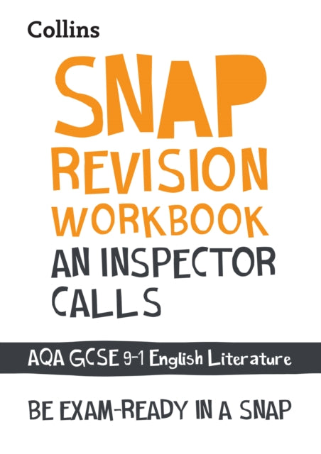 Inspector Calls: AQA GCSE 9-1 English Literature Workbook, Ideal for the 2025 and 2026 Exams 9780008355265 Collins Collins GCSE