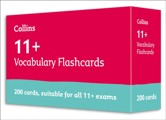 Book cover of: 11+ Vocabulary Flashcards. By: Letts Letts 11+