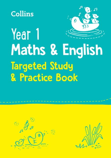Book cover of: Year 1 Maths and English KS1 Targeted Study & Practice Book. By: Collins Collins KS1