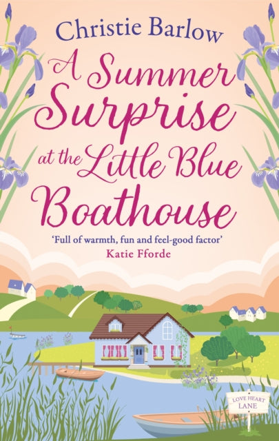 Book cover of: Summer Surprise at the Little Blue Boathouse. By: Christie Barlow