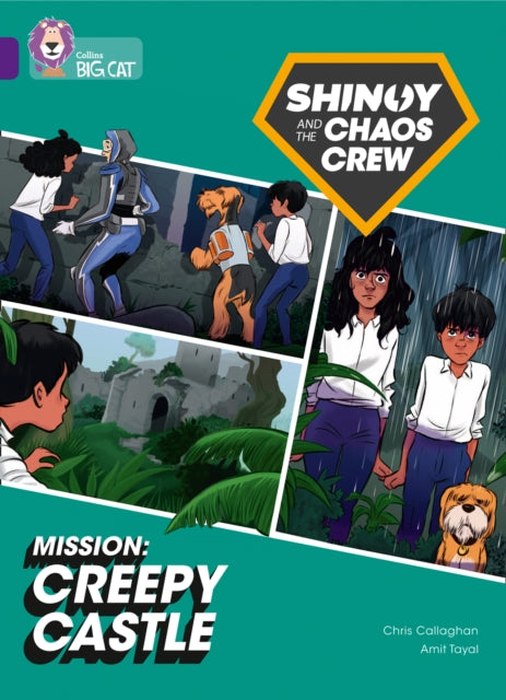 Book cover of: Shinoy and the Chaos Crew Mission: Creepy Castle. By: Chris Callaghan