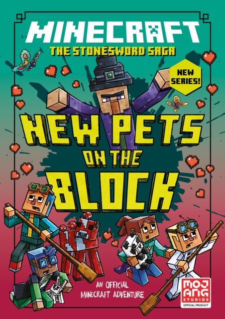 Book cover of: MINECRAFT: NEW PETS ON THE BLOCK. By: Mojang