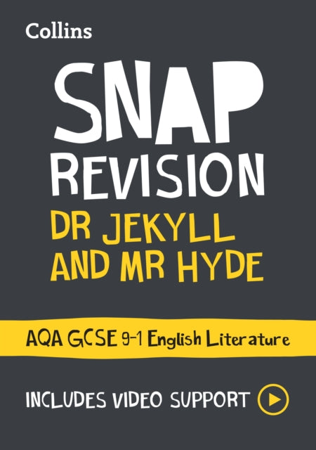 Book cover of: Dr Jekyll and Mr Hyde: AQA GCSE 9-1 English Literature Text Guide. By: Collins Collins GCSE
