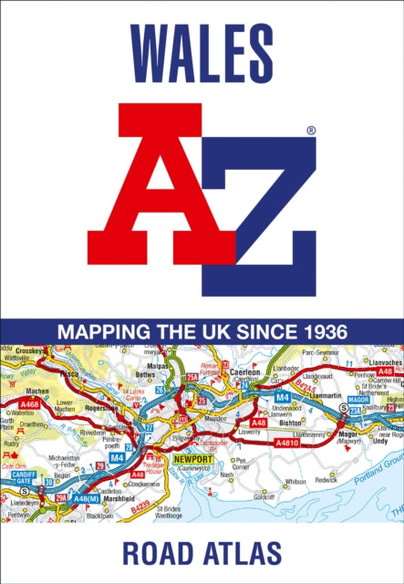 Book cover of: Wales A-Z Road Atlas. By: A-Z Maps