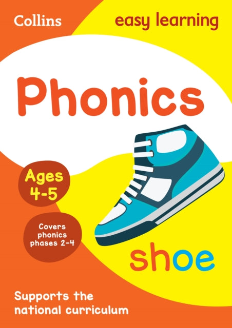 Book cover of: Phonics Ages 4-5. By: Collins Easy Learning