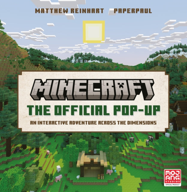 Book cover of: Official Minecraft Pop-Up. By: Mojang