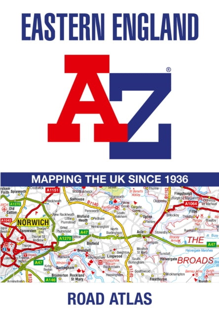 Book cover of: Eastern England A-Z Road Atlas