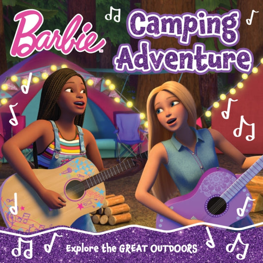 Book cover of: Barbie Camping Adventure Picture Book. By: Barbie