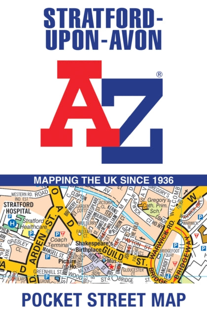 Book cover of: Stratford-Upon-Avon A-Z Pocket Street Map