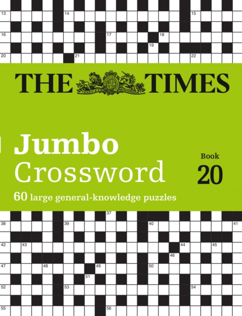 Times 2 Jumbo Crossword Book 20, 60 Large General-Knowledge Crossword Puzzles 9780008673215 The Times Mind Games