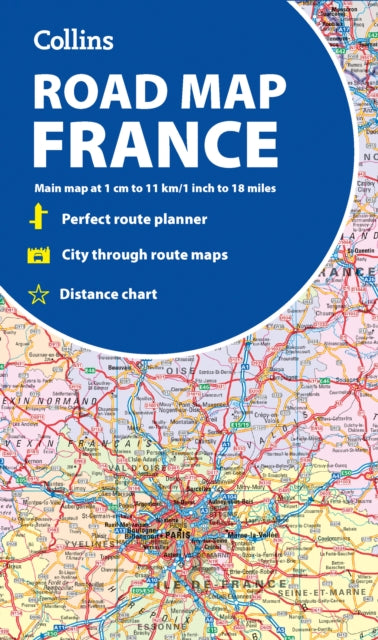 Book cover of: Collins Road Map of France