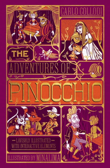 Book cover of: Adventures of Pinocchio (MinaLima Edition). By: Carlo Collodi