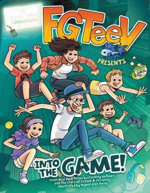 Book cover of: FGTeeV Presents: Into the Game!. By: FGTeeV