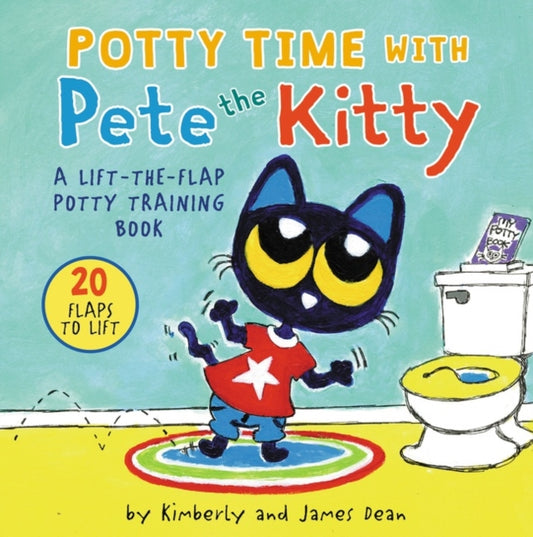 Book cover of: Potty Time with Pete the Kitty. By: James Dean
