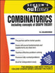 Book cover of: Schaum's Outline of Combinatorics. By: V. K. Balakrishnan