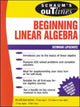 Book cover of: Schaum's Outline of Beginning Linear Algebra. By: Seymour Lipschutz