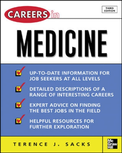 Book cover of: Careers in Medicine, 3rd ed.