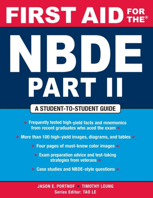 Book cover of: First Aid for the NBDE Part II. By: Jason E. Portnof