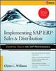 Book cover of: Implementing SAP ERP Sales & Distribution. By: Glynn C. Williams