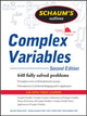 Book cover of: Schaum's Outline of Complex Variables, 2ed