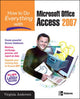 Book cover of: How to Do Everything with Microsoft Office Access 2007. By: Virginia Andersen