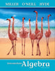 Book cover of: Intermediate Algebra (softcover). By: Julie Miller